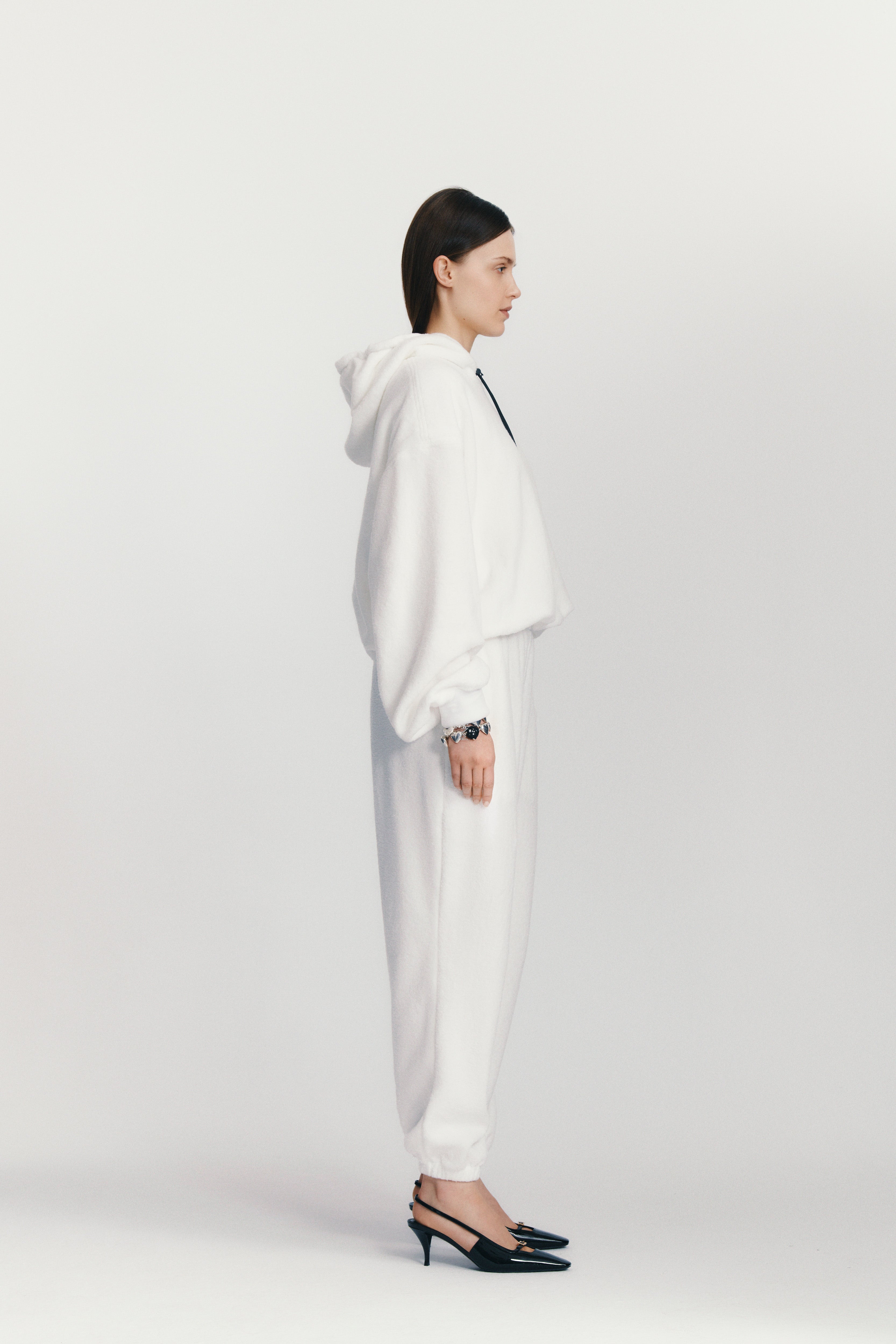 Bushra Jogger Pants White