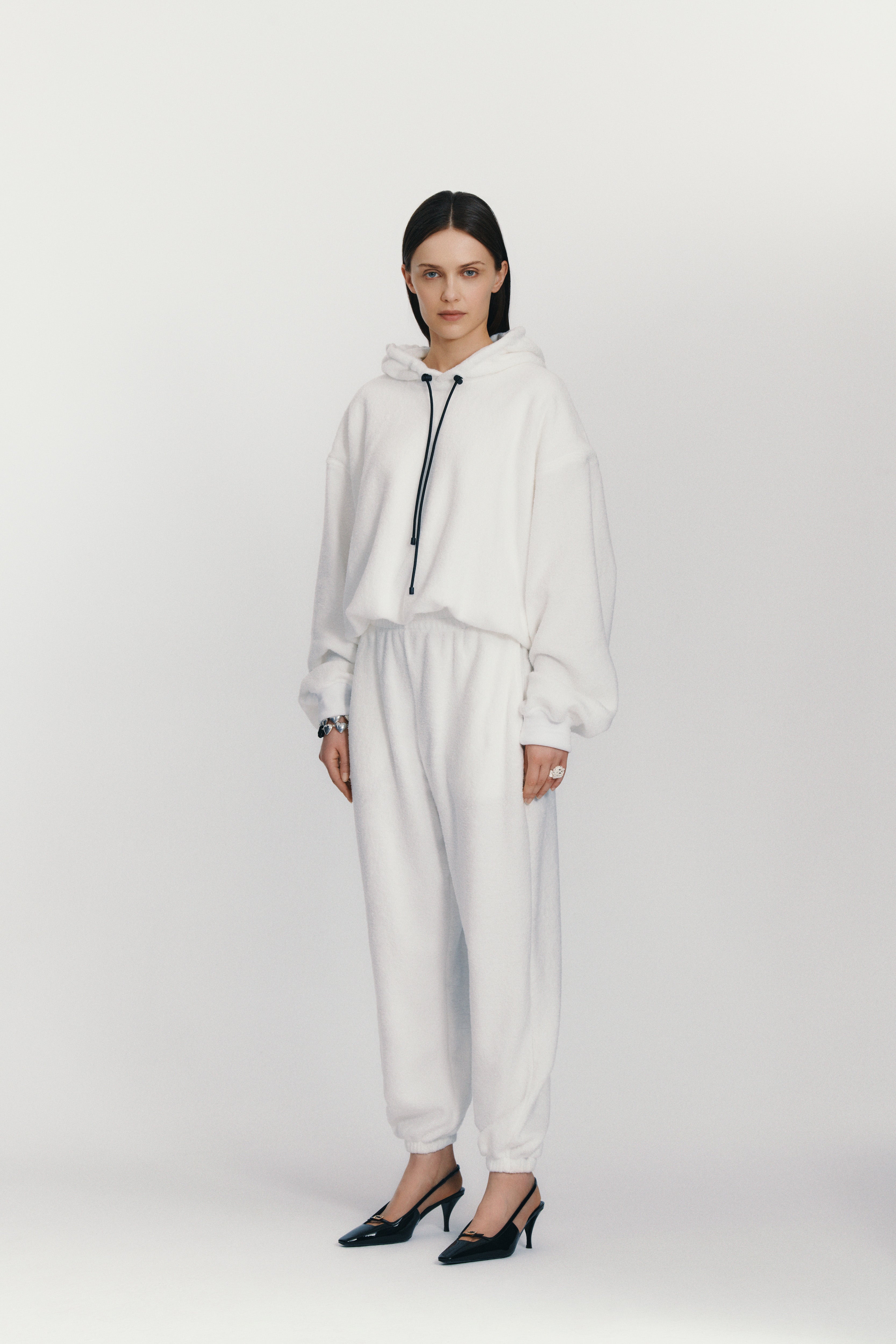 Bushra Jogger Pants White