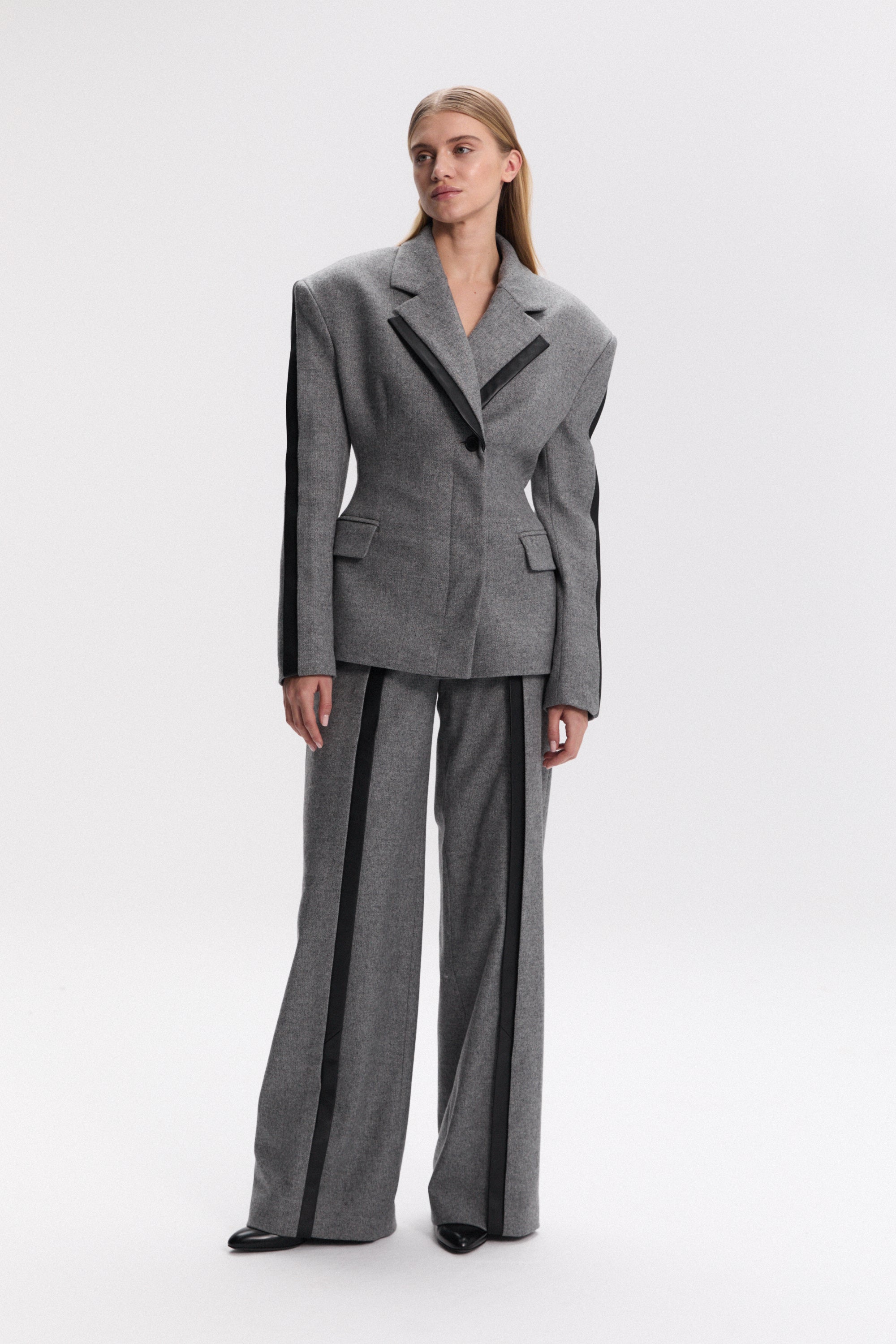 PERTH PANTS IN COMBINED FABRICS