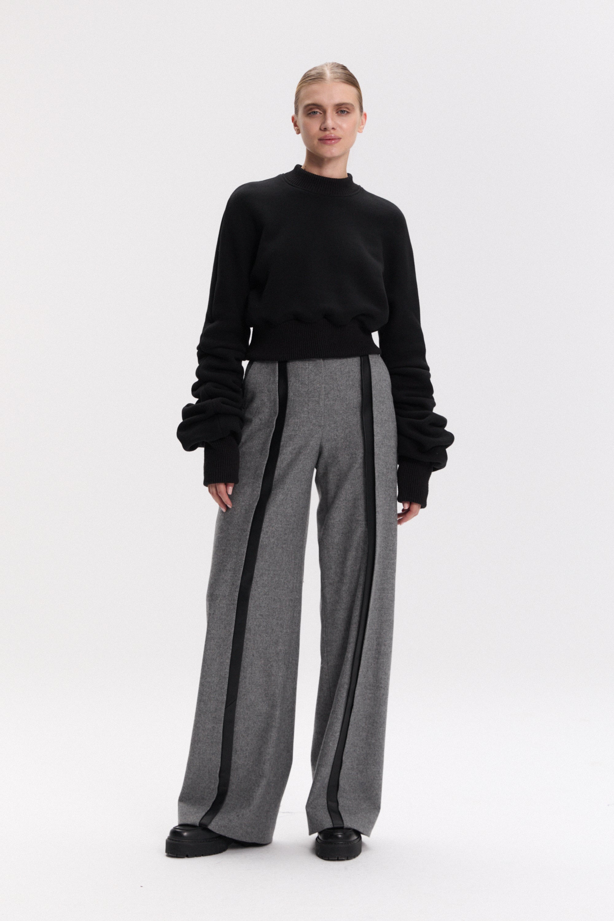 PERTH PANTS IN COMBINED FABRICS