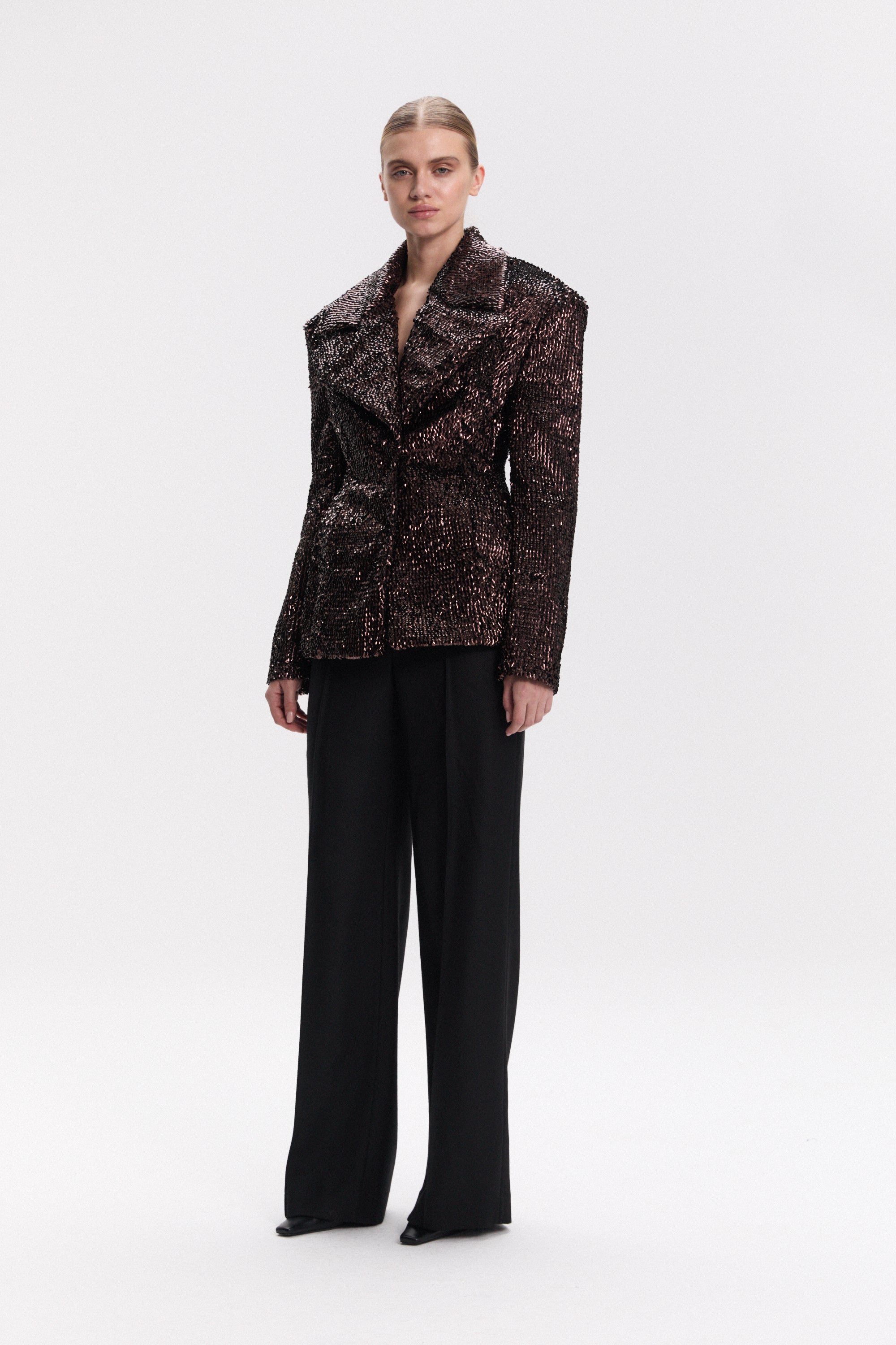 ADELAIDE SEQUIN BLAZER