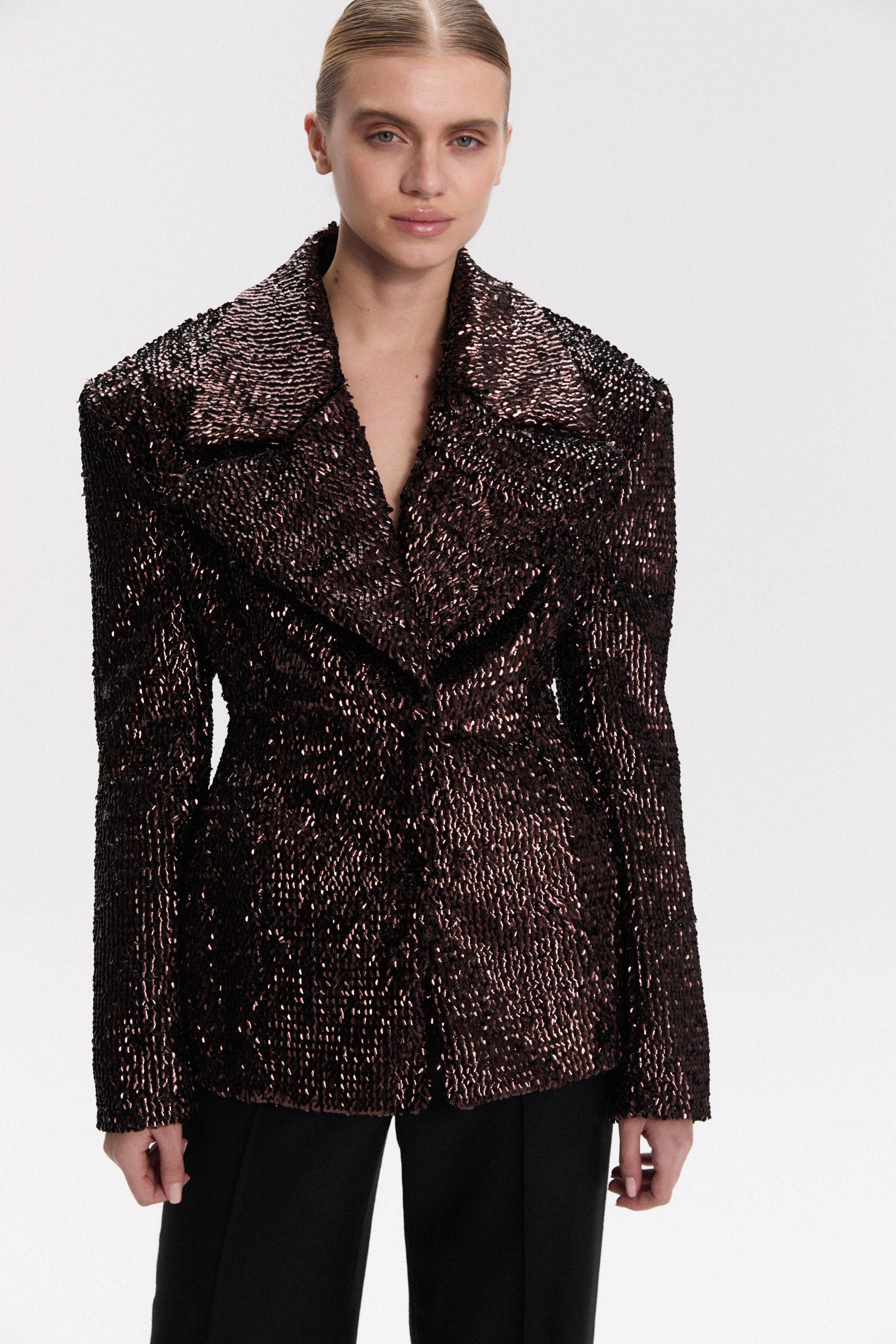 ADELAIDE SEQUIN BLAZER