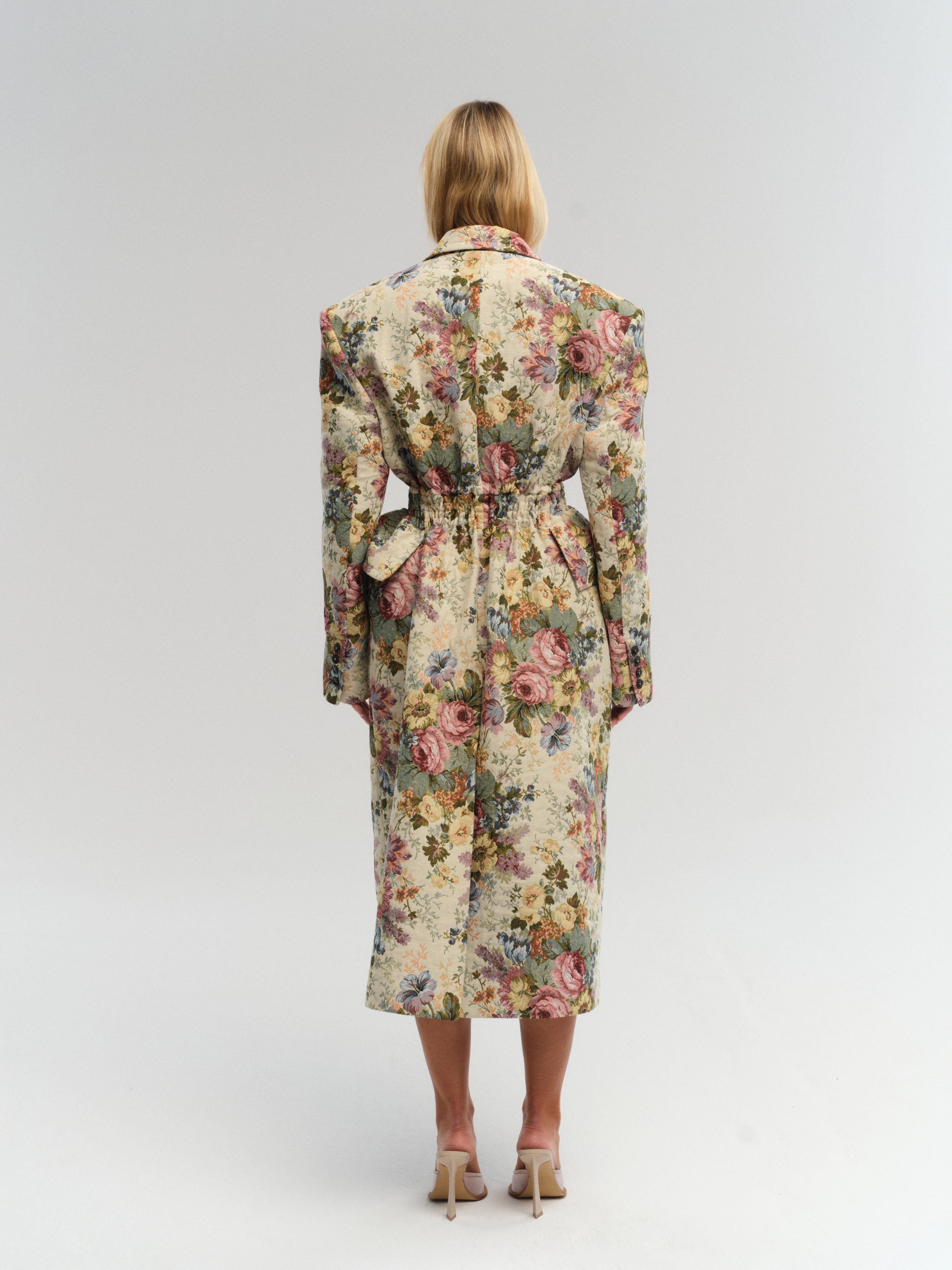 ANDROMEDA COAT IN JACQUEARD