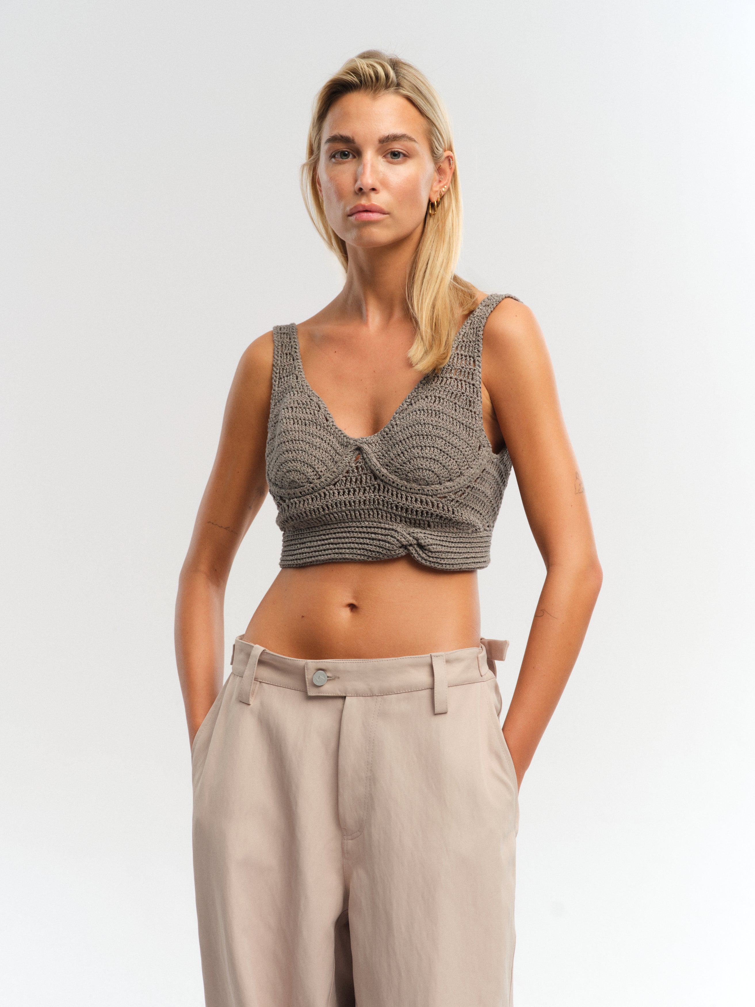 BORGIA CROCHET TOP