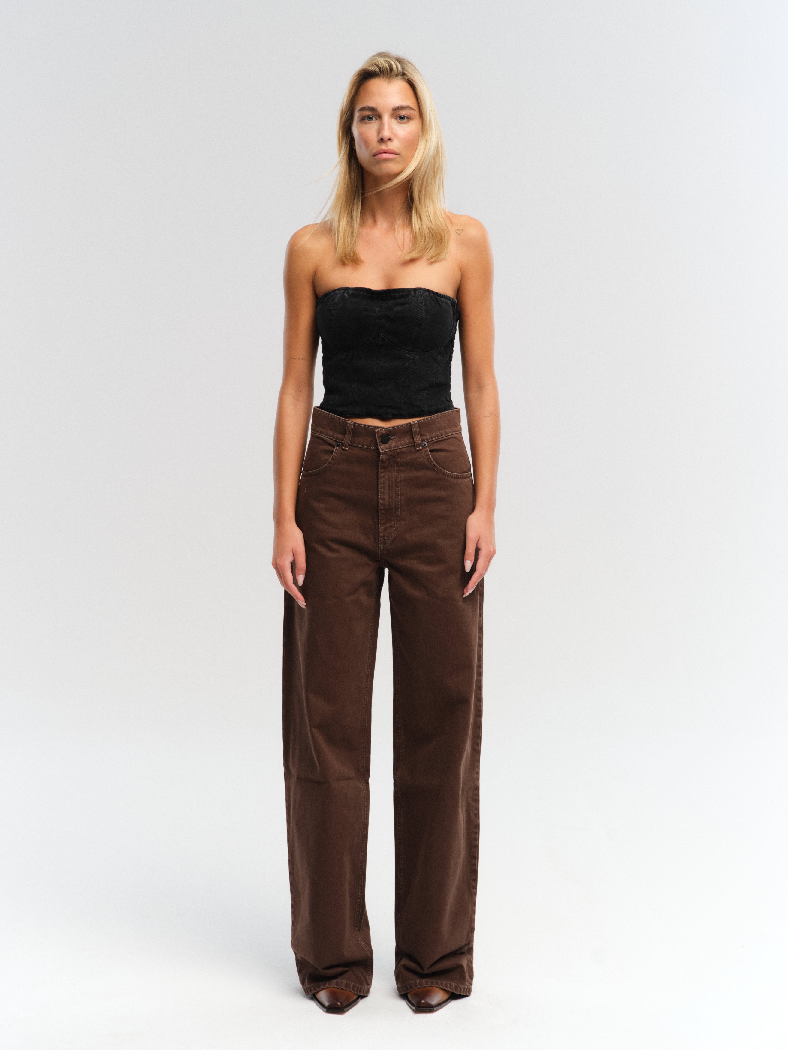 SARPI JEANS IN BROWN