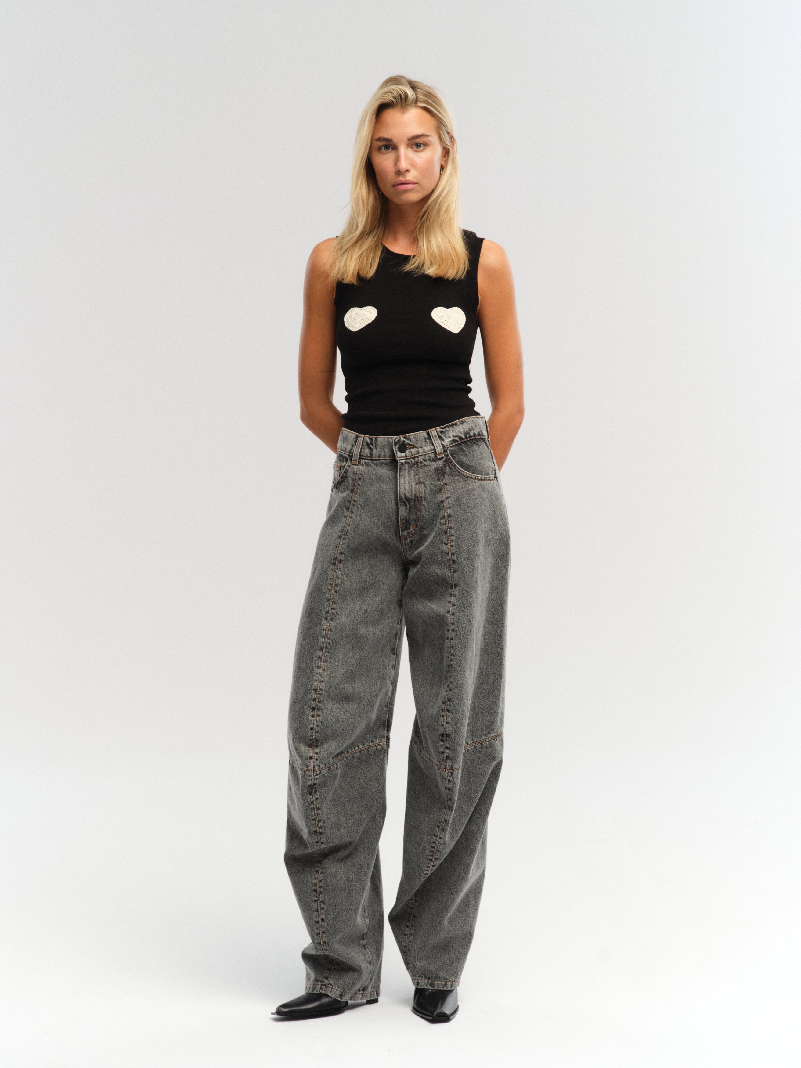 VIBOLI JEANS IN GREY