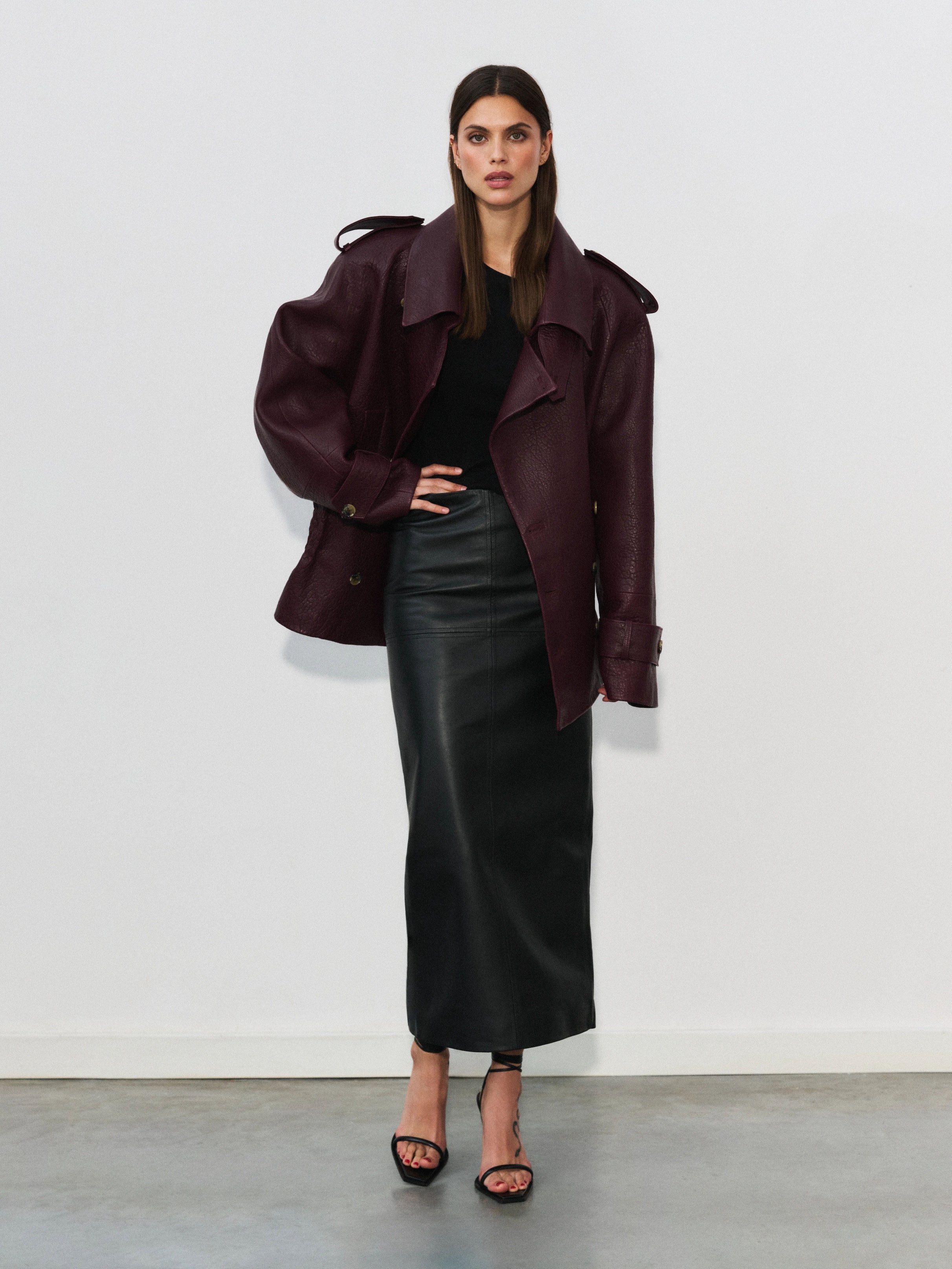BEIRA SKIRT IN LEATHER