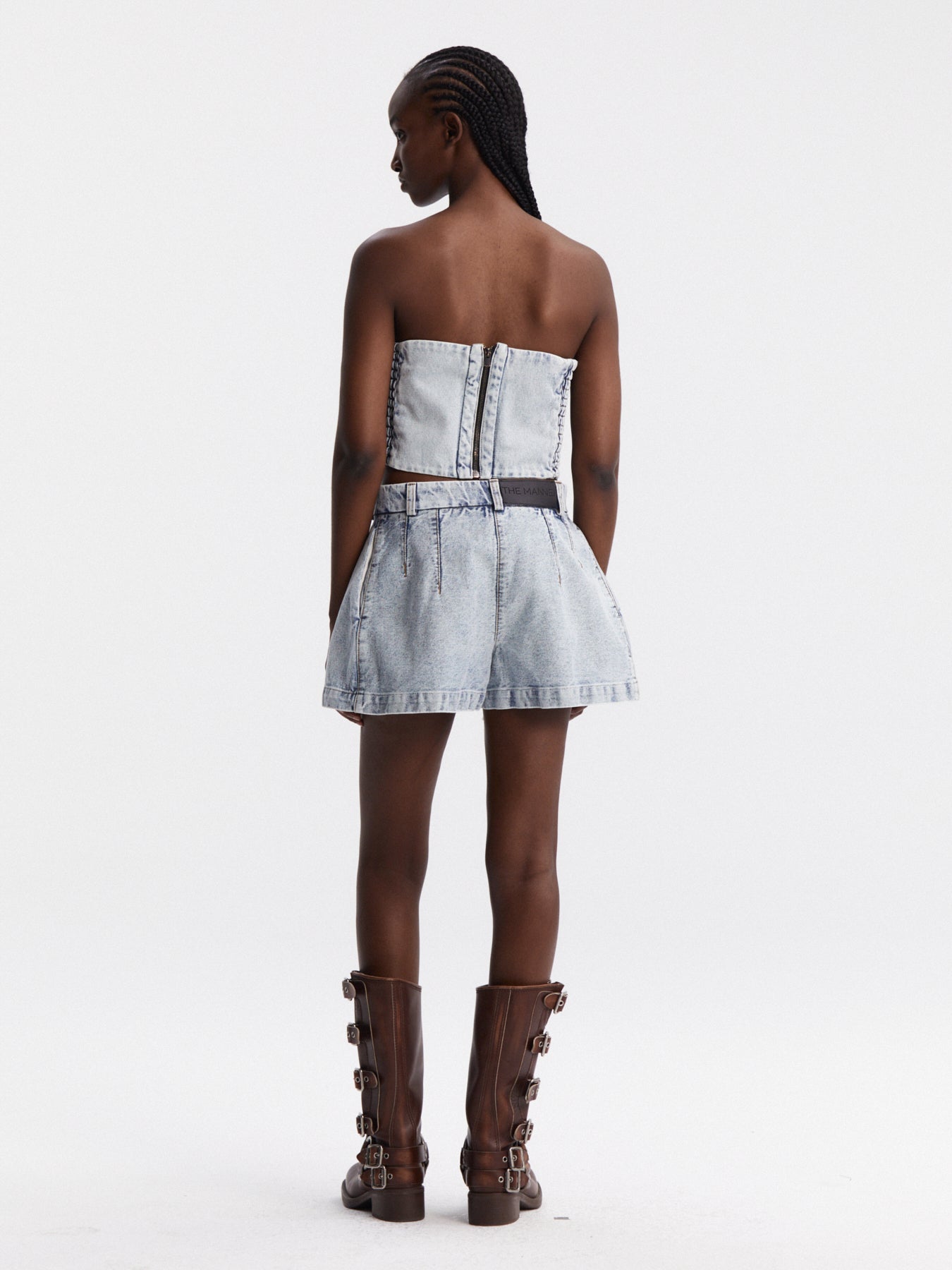 Clichy Denim Shorts Blue