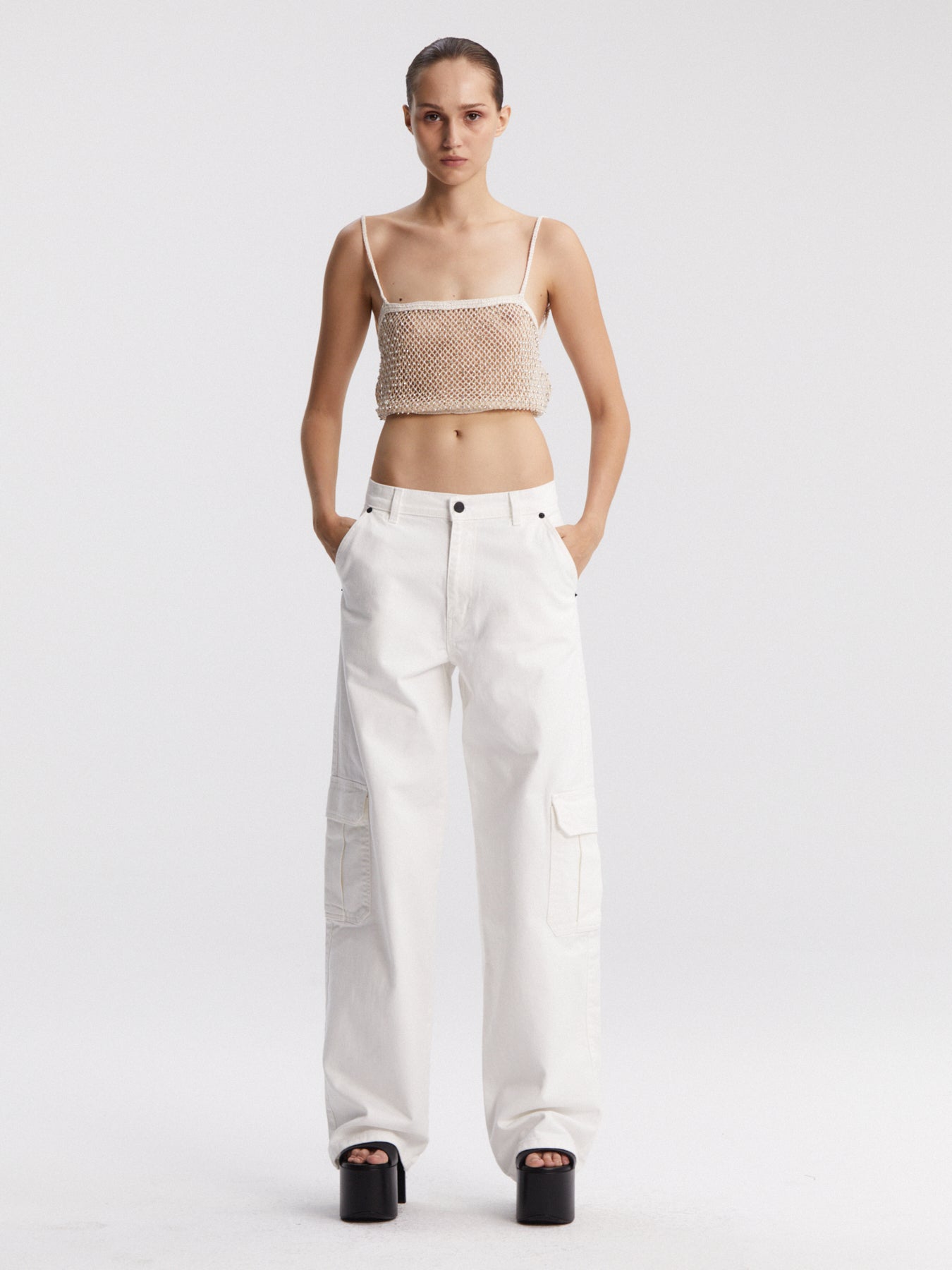 Sado Jeans White