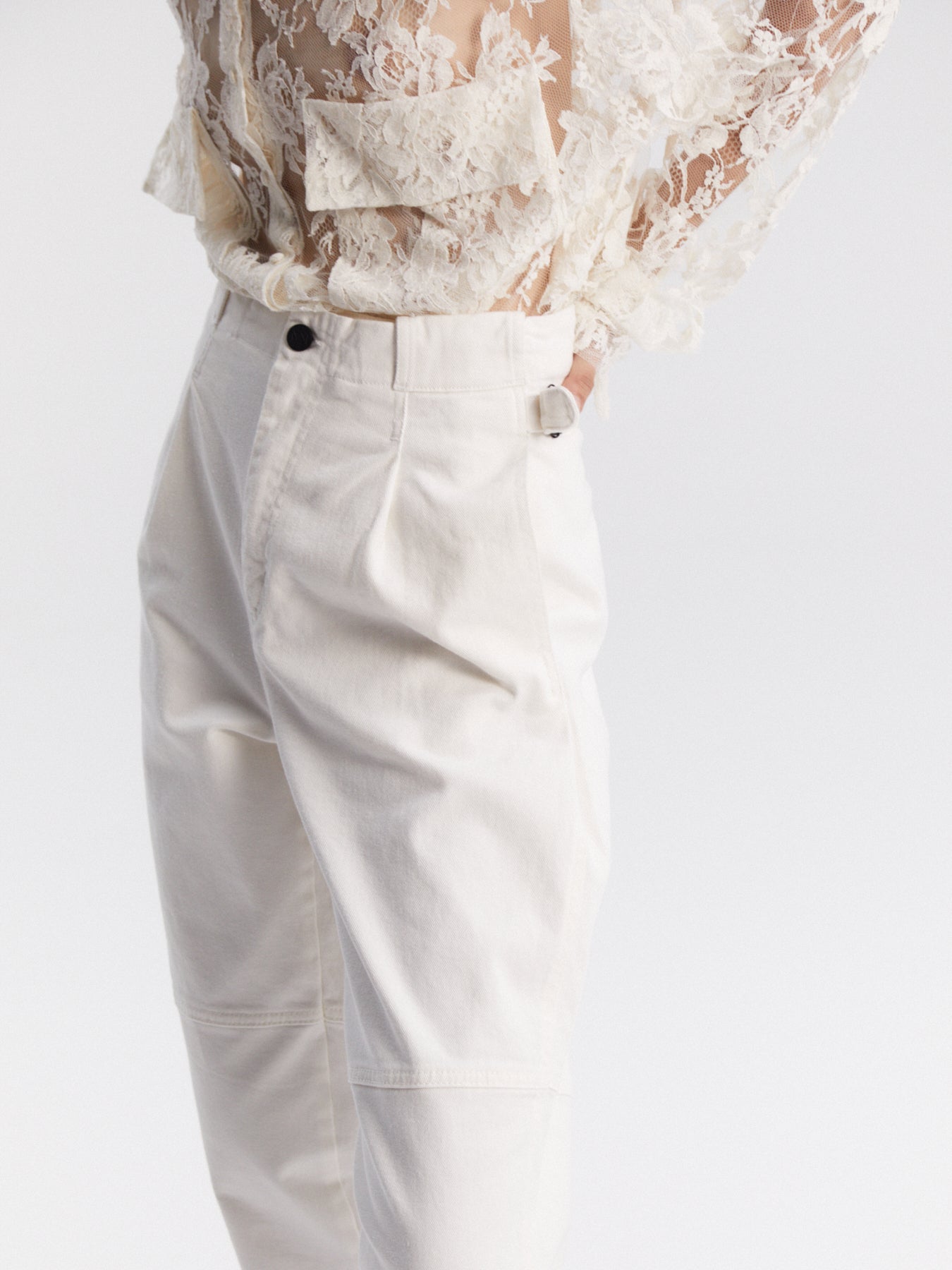 Shobak Jeans White