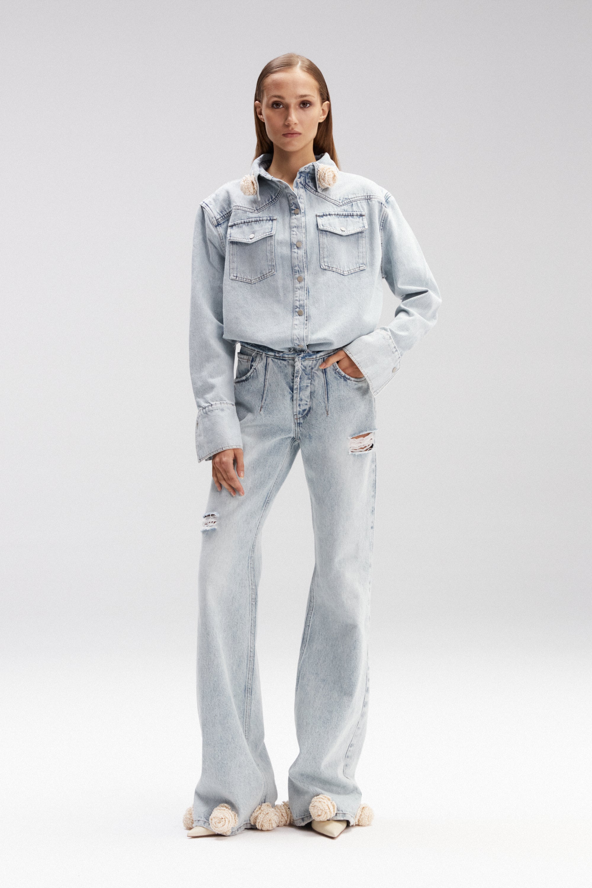 Nula Jeans Flowers