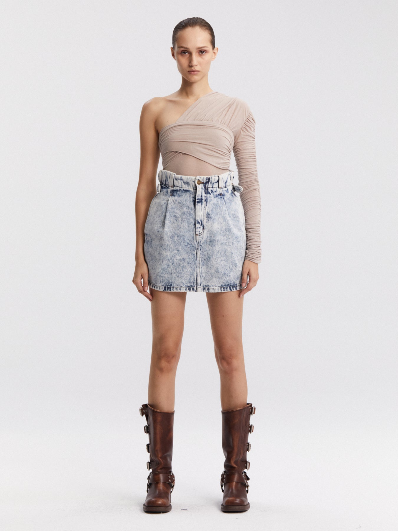 Antin Denim Skirt Blue
