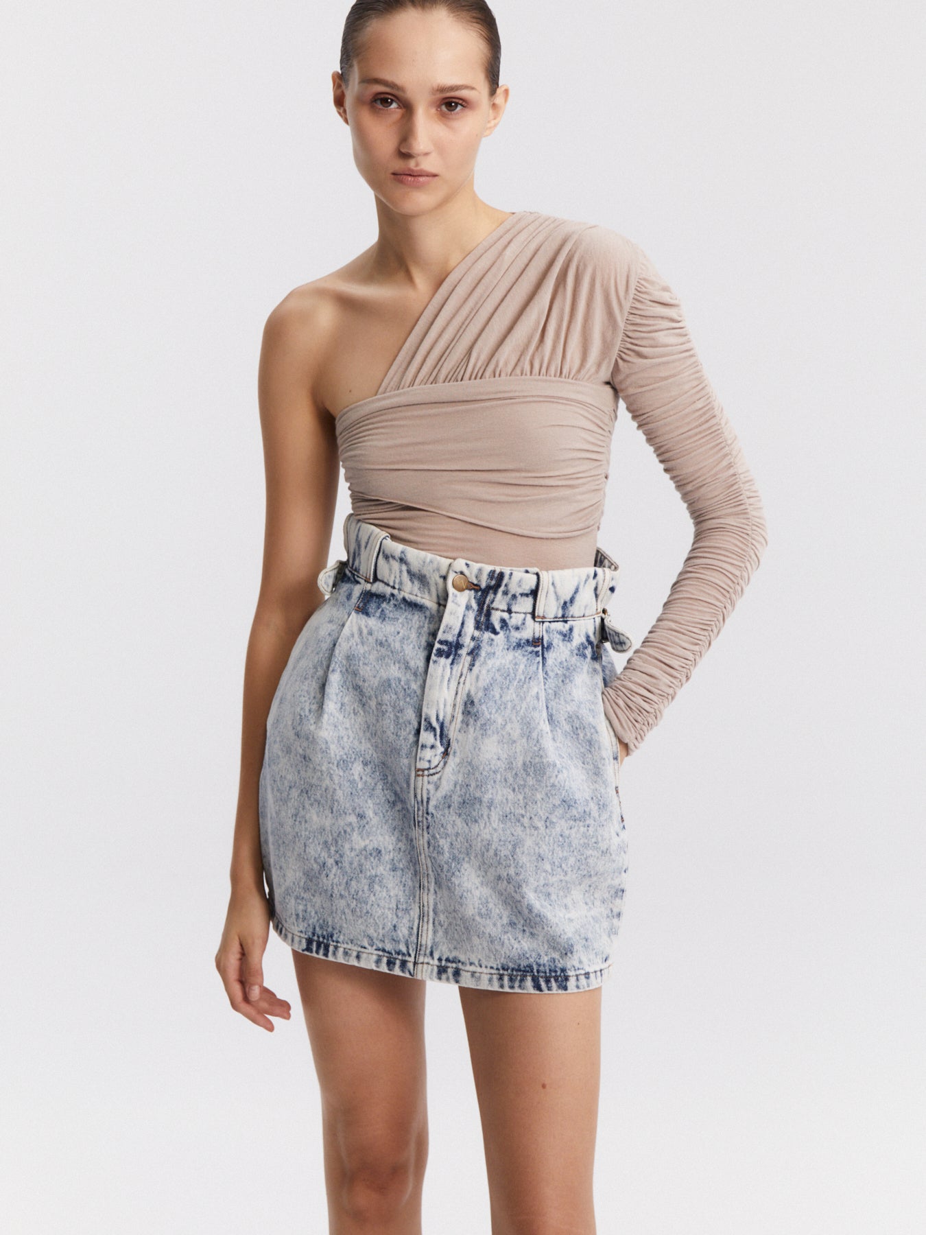 Antin Denim Skirt Blue