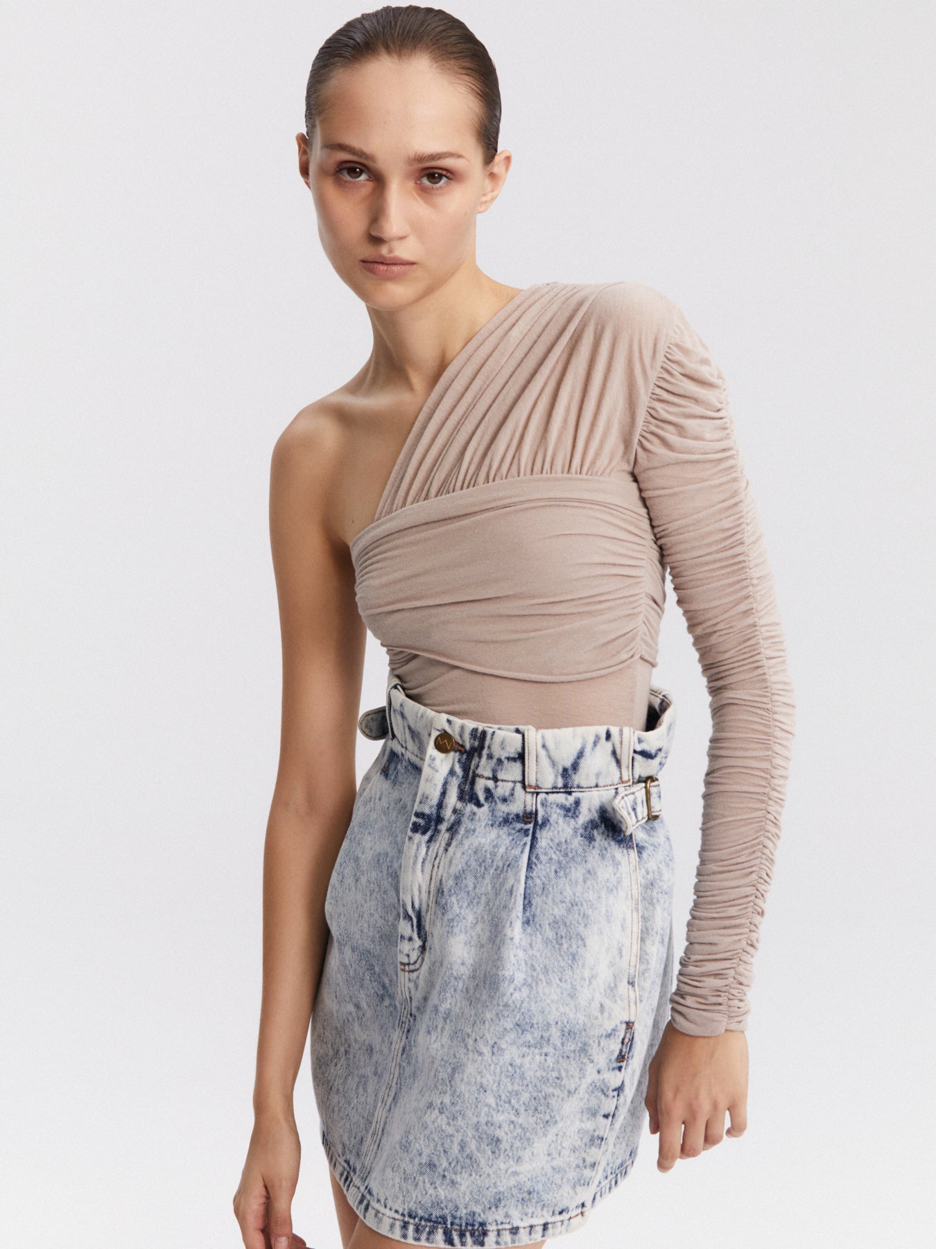 Antin Denim Skirt Blue