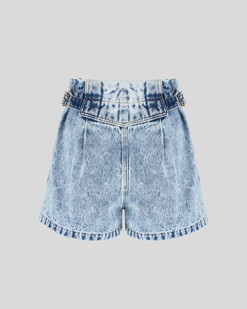 Sakib Denim Shorts Blue
