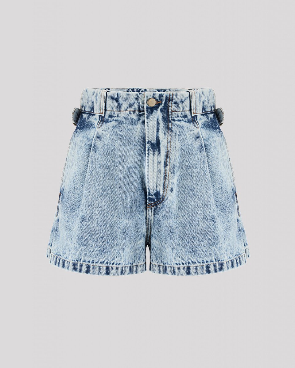 Sakib Denim Shorts Blue