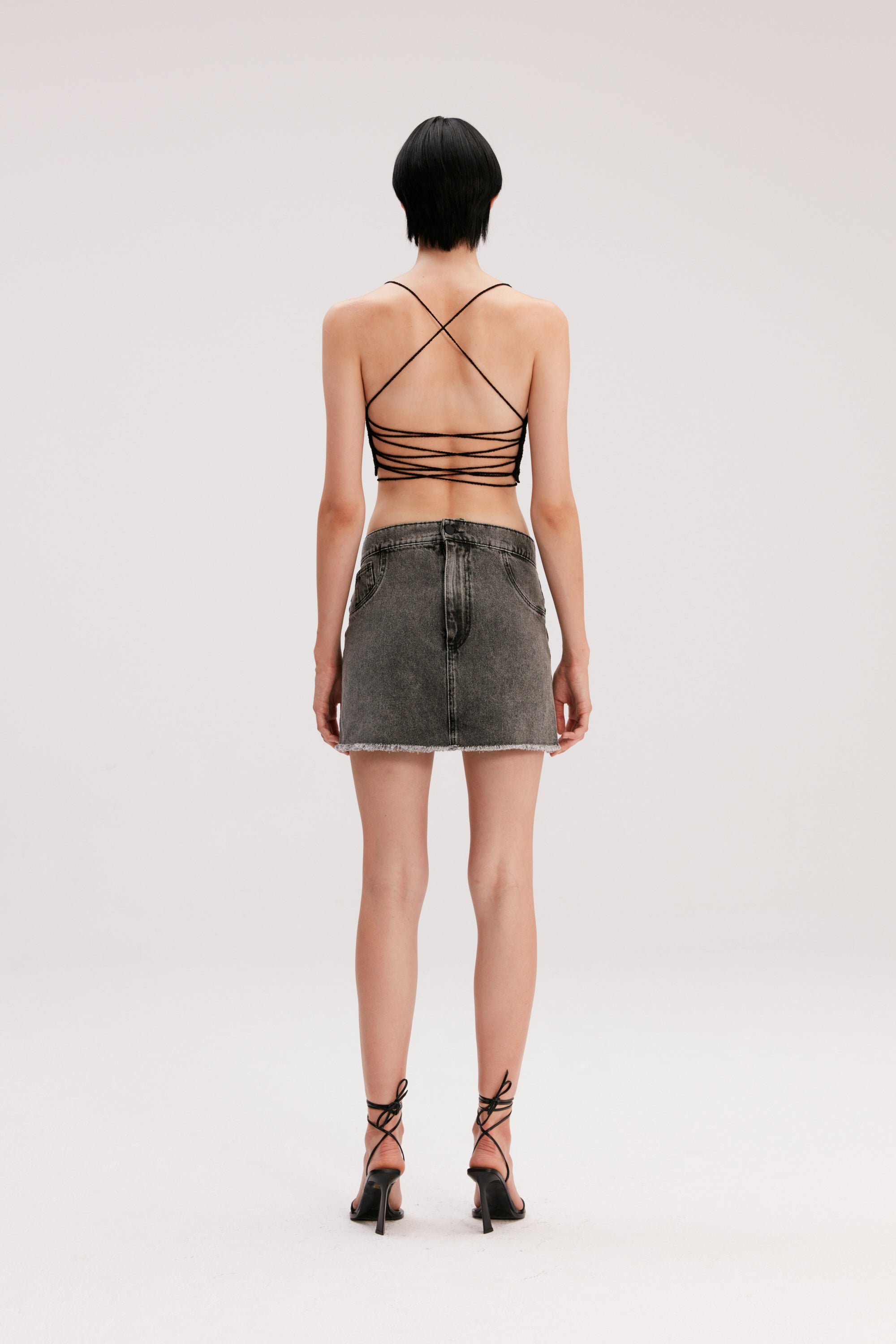 Malmo Mini Skirt Grey