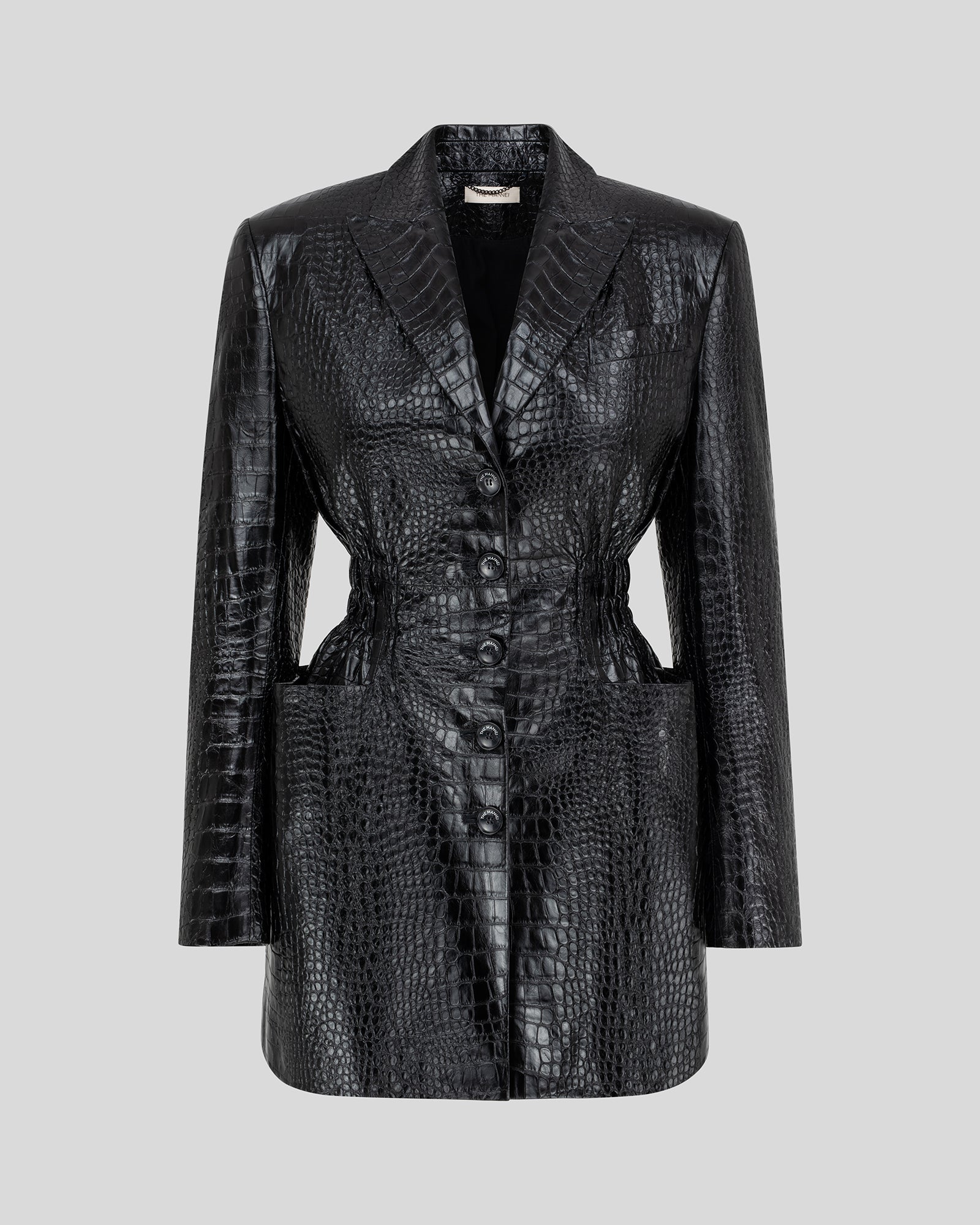 LEATHER BLAZER