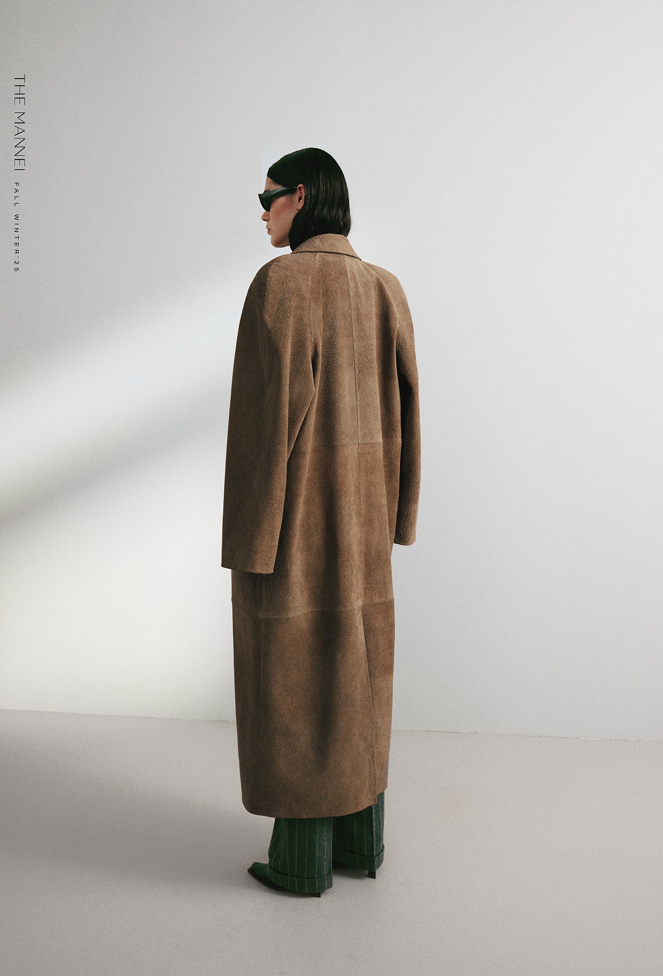 LEATHER OVERSIZED COAT