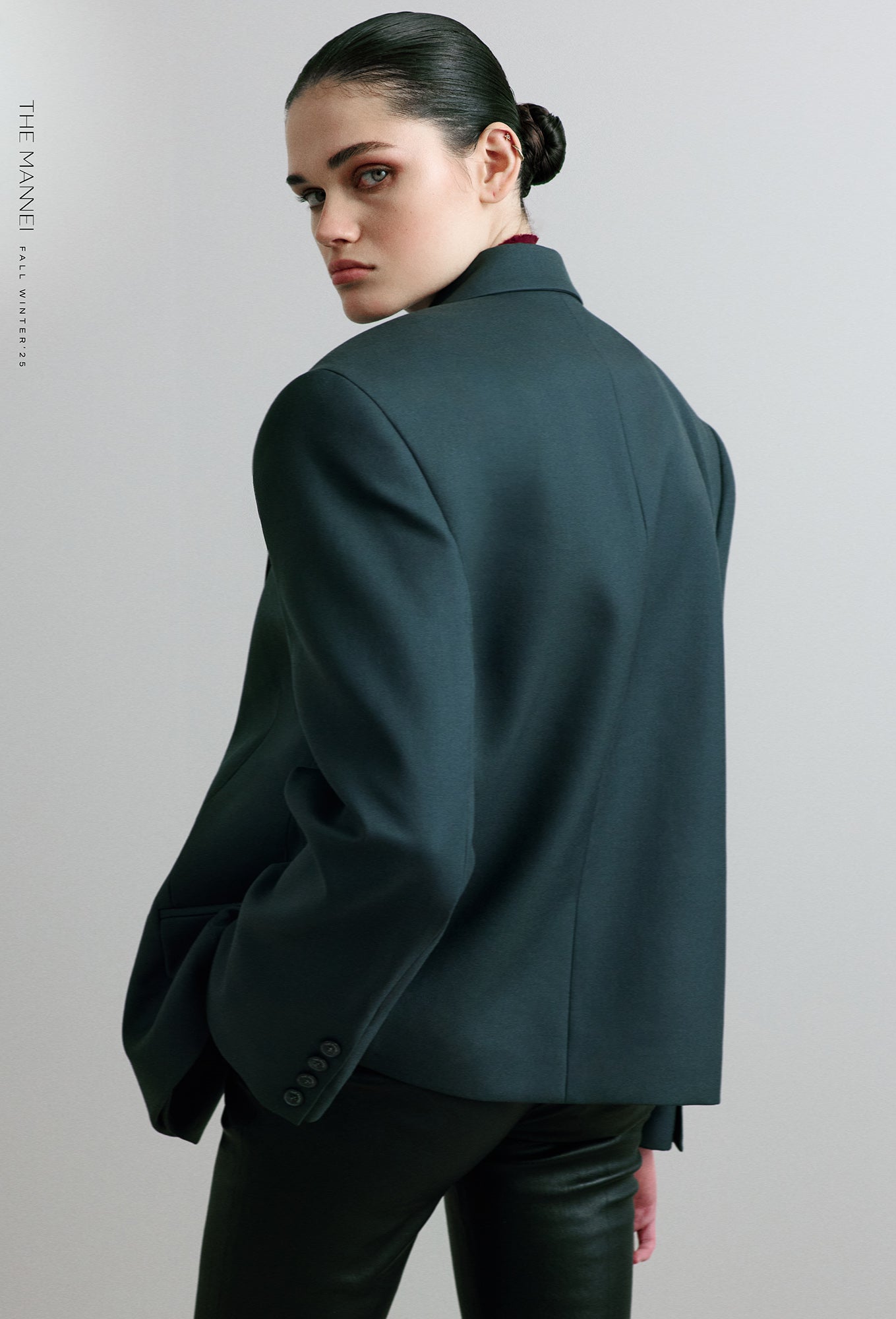GRAY WOOL BLAZER