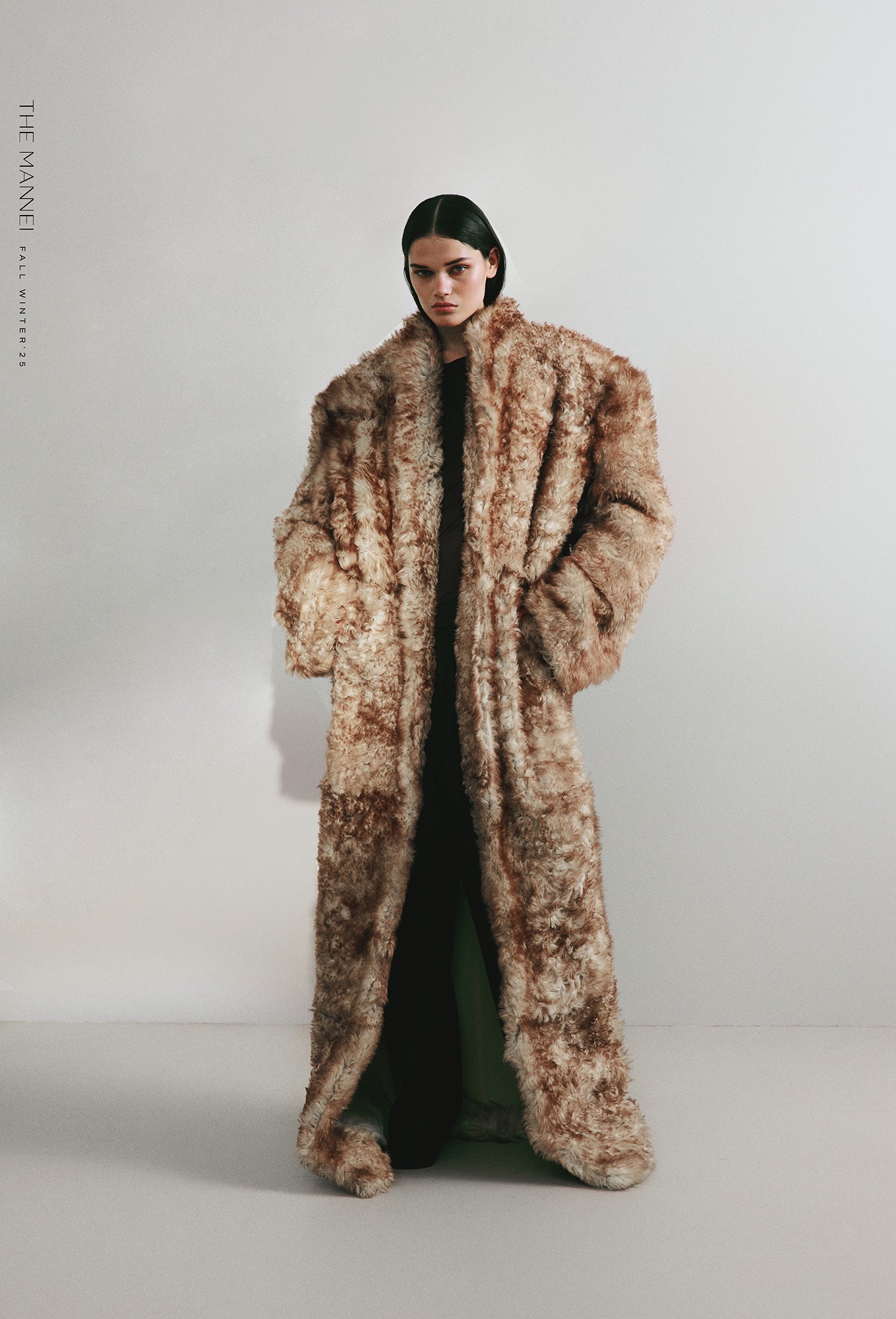 GENOA MAXI FUR COAT