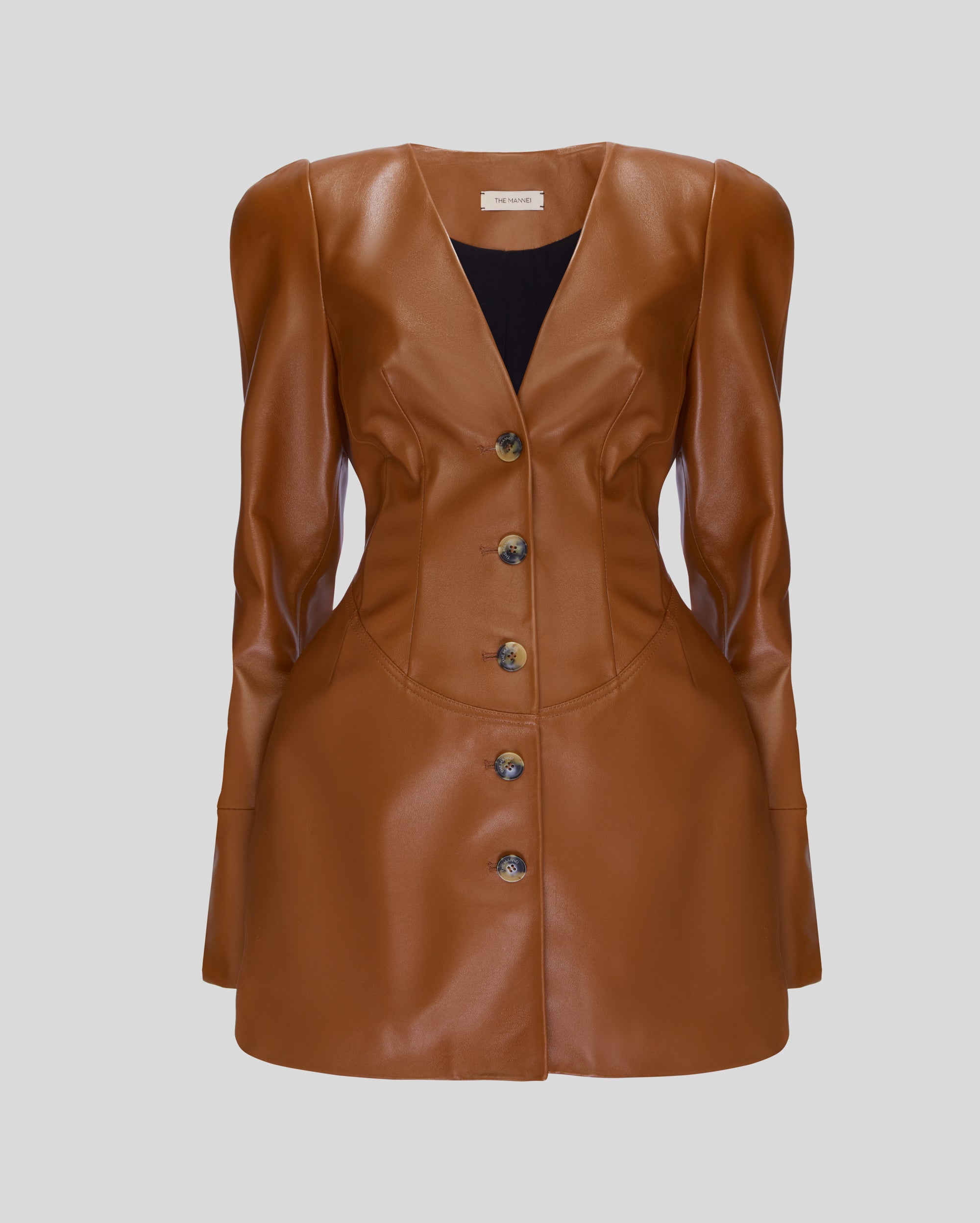 LEATHER JACKET DRESS