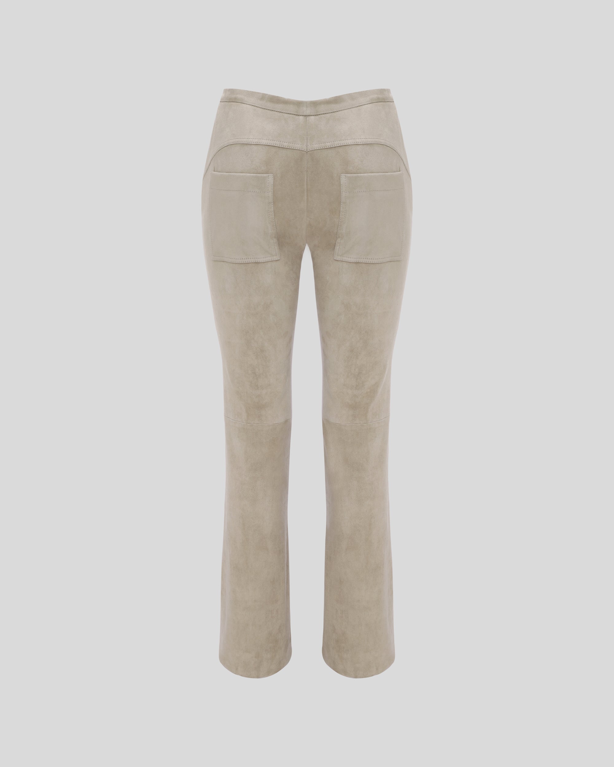 BEIGE SUEDE TROUSERS