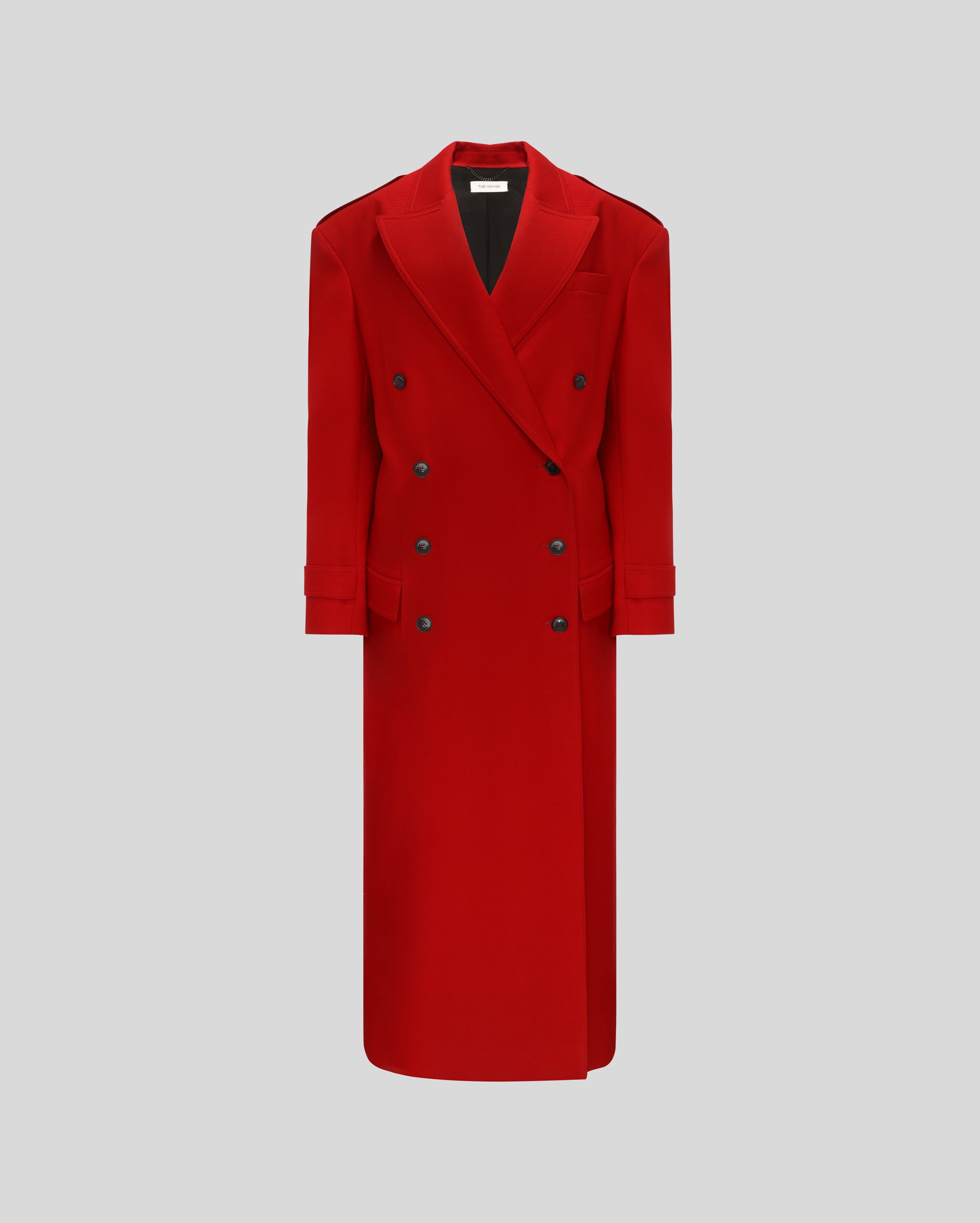RED WOOL COAT