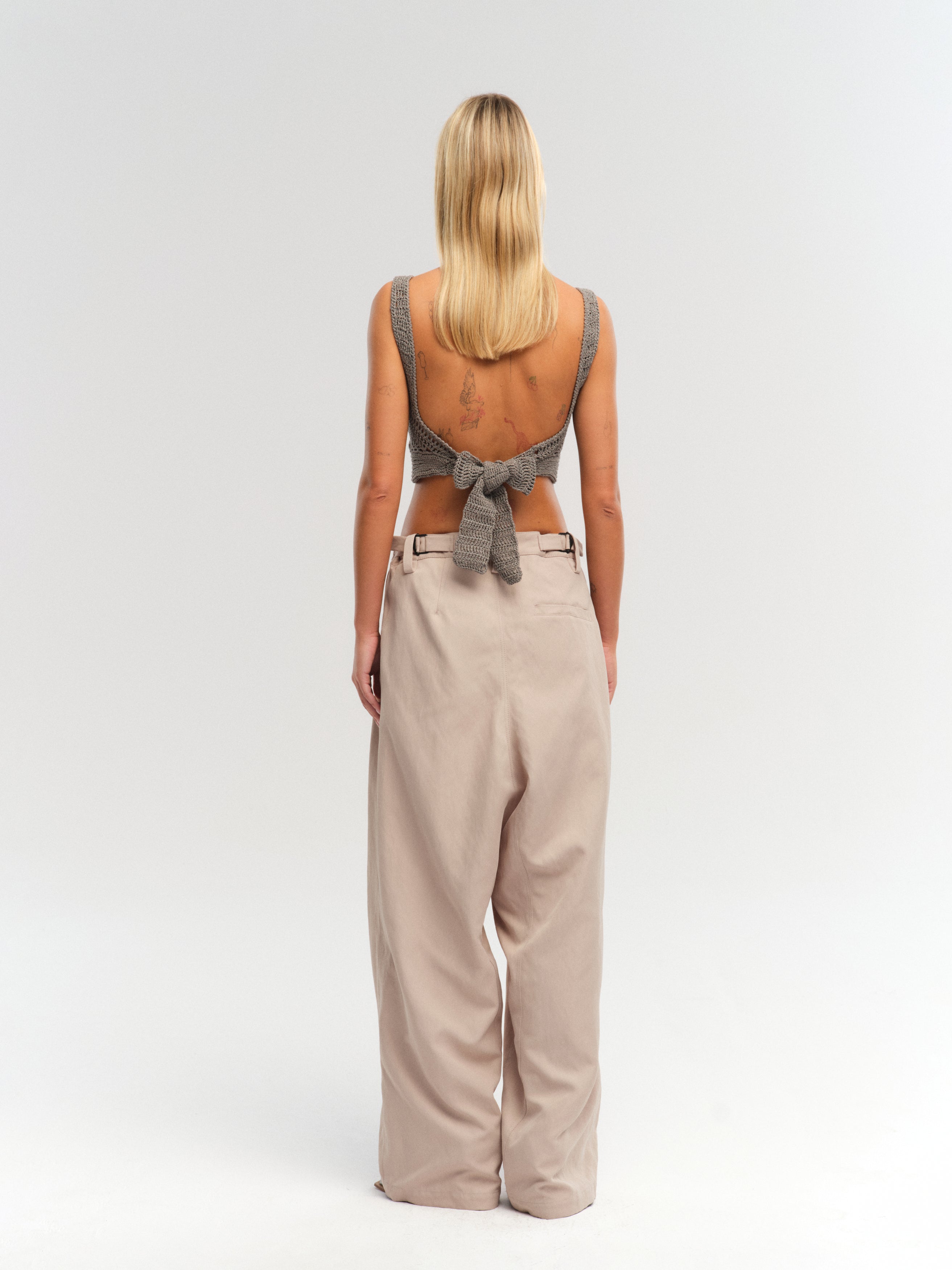 MELFI PANTS IN TAUPE