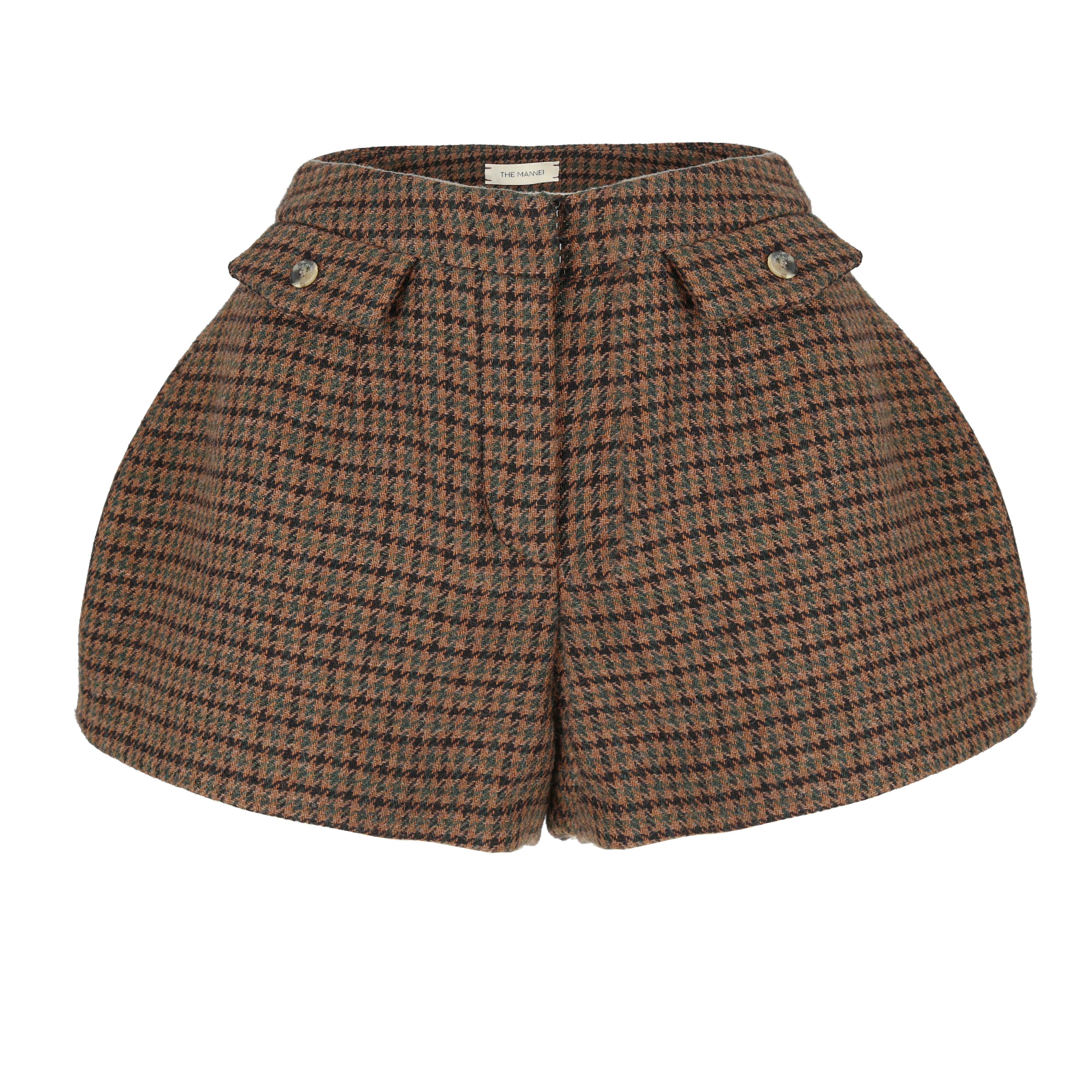 KEITH SHORTS IN BROWN CHECK