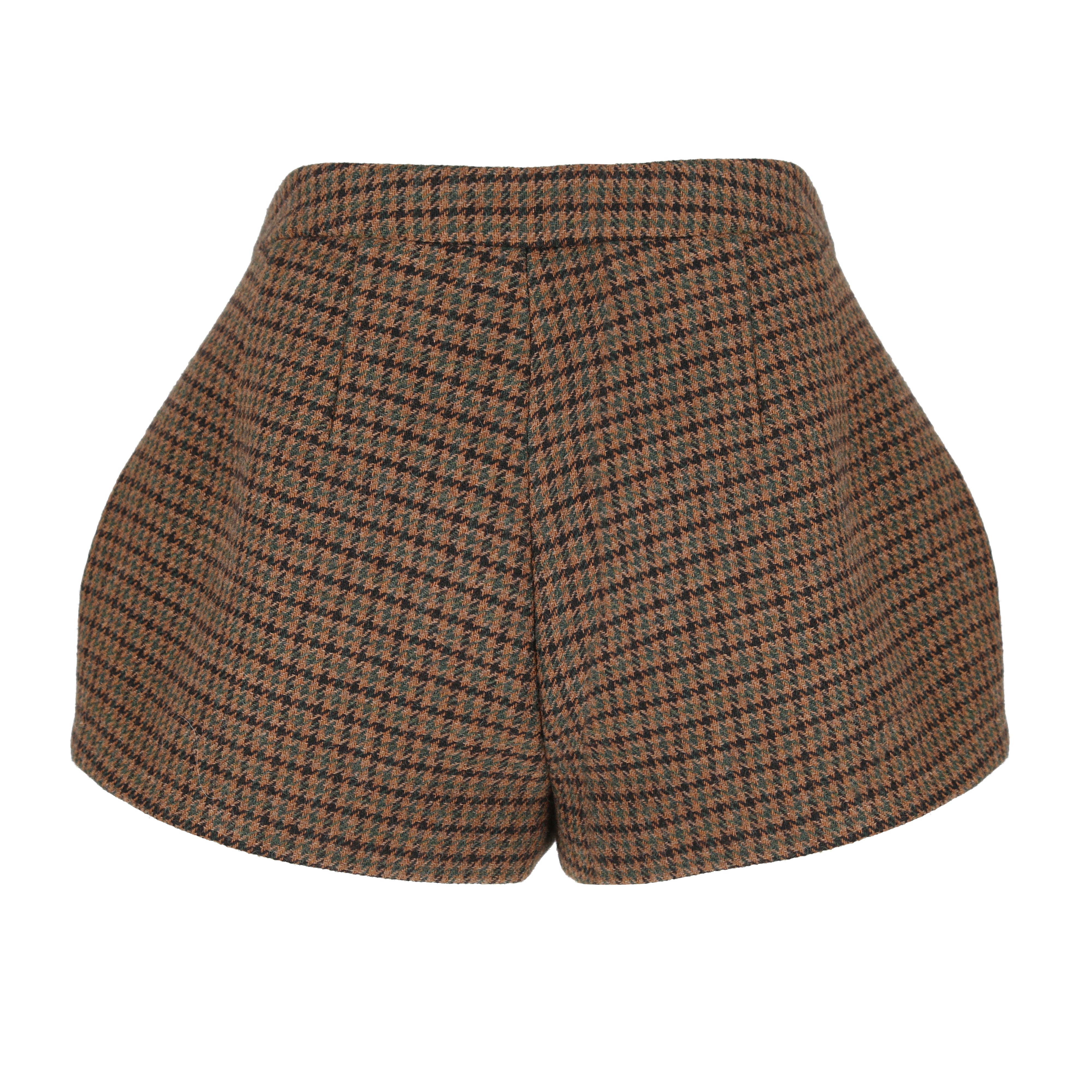 KEITH SHORTS IN BROWN CHECK