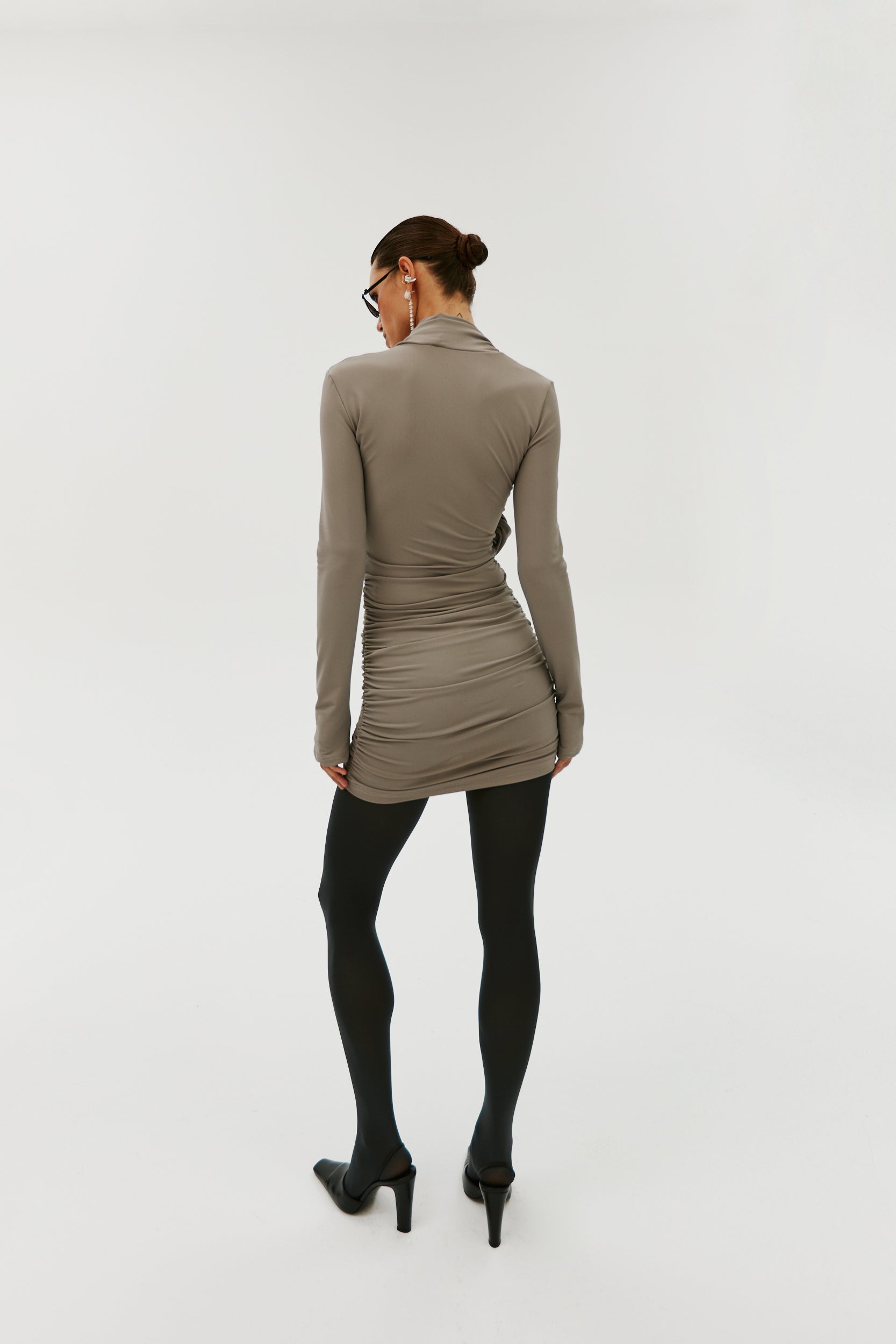 SETTINA DRESS IN GREY