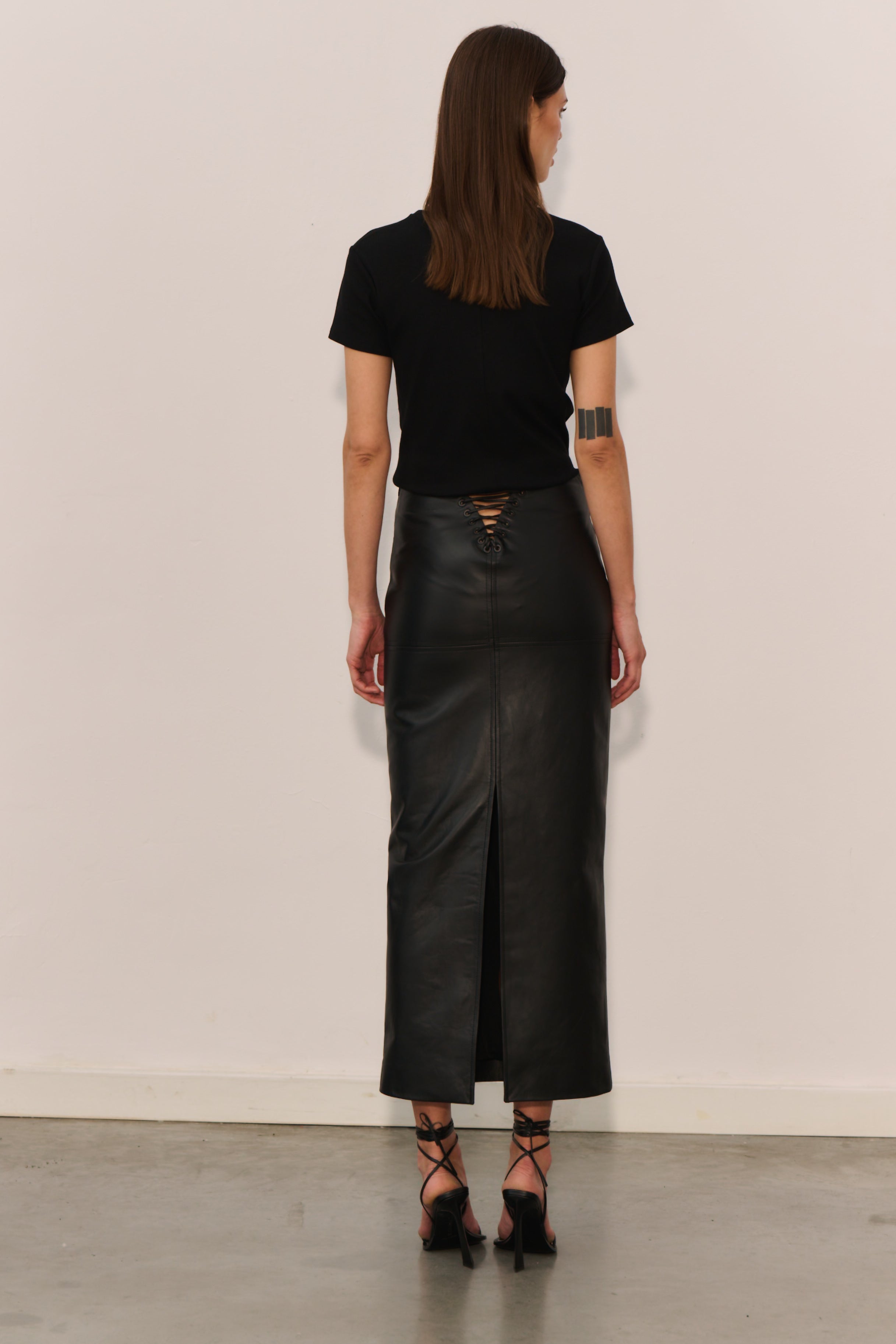 BEIRA SKIRT IN LEATHER