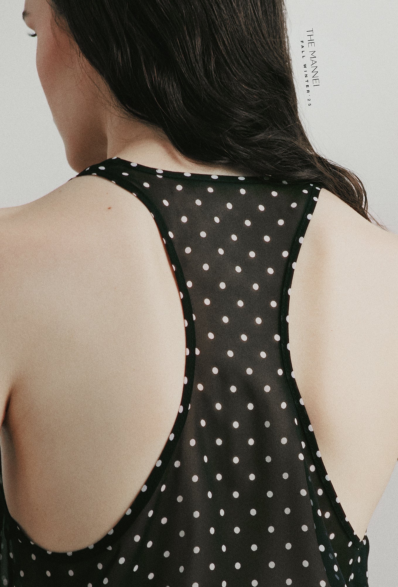 BLACK RACERBACK TOP