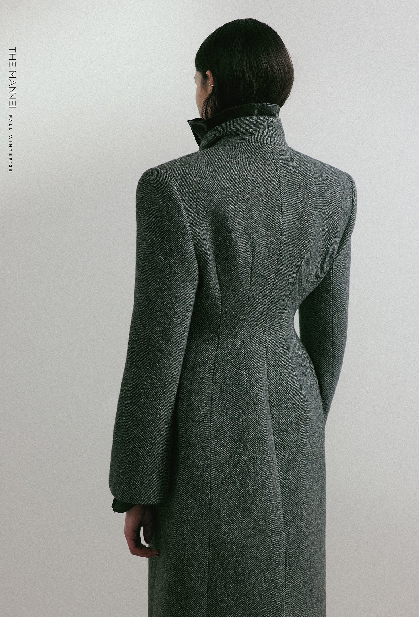 DARK GRAY WOOL COAT