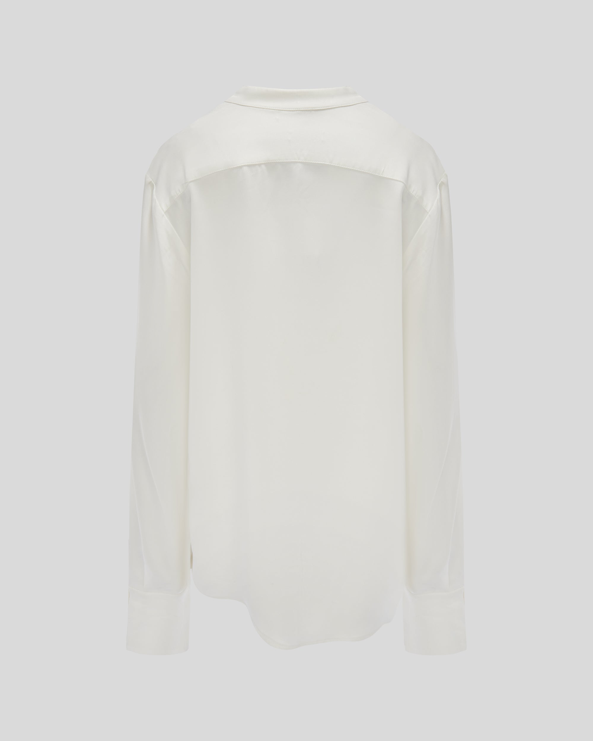 WHITE SILK SHIRT