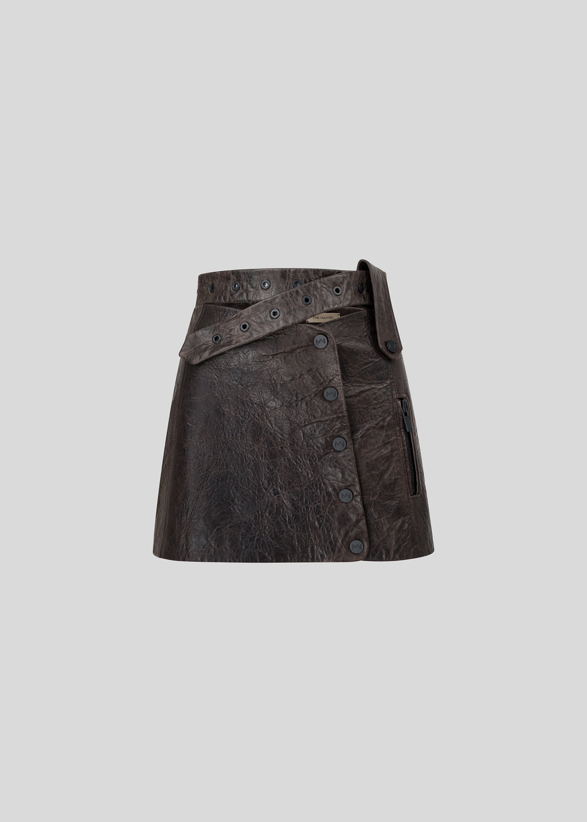 CERSEY SKIRT IN ANTIQUE BROWN